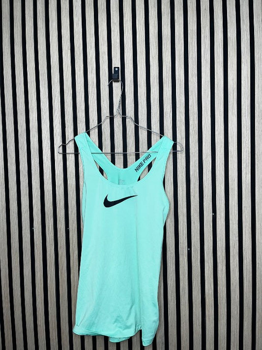 Nike Pro hlýrabolur neon grænn