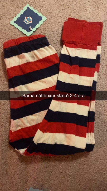 Náttbuxur barna