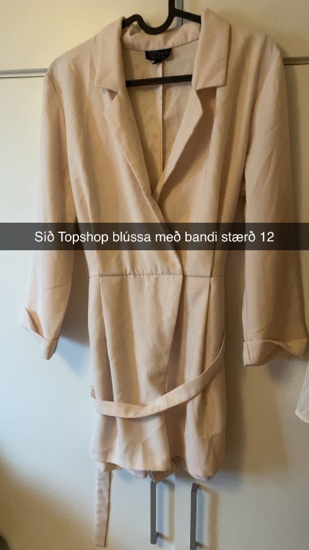 Síð topshop blússa