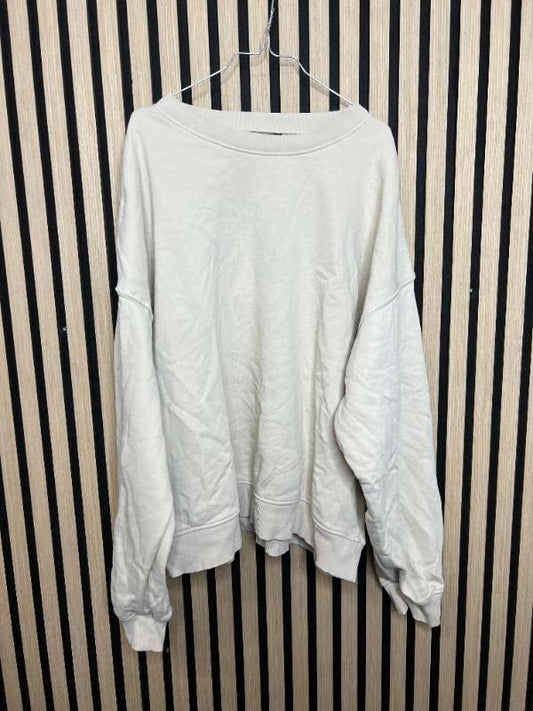 Lindex beige hettupeysa