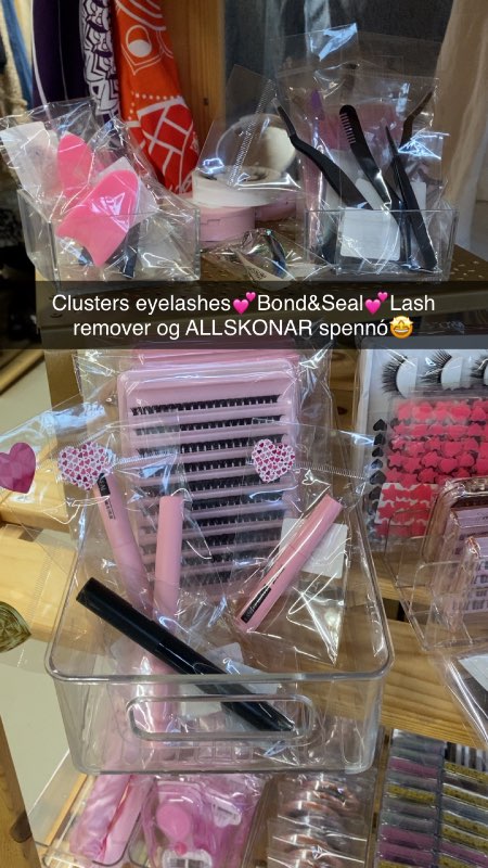 Clusters eyelashes