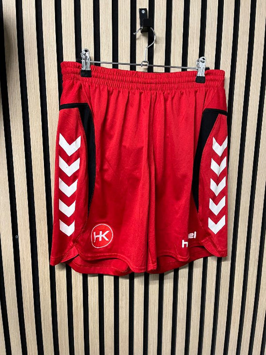 rauðar HK stuttbuxur