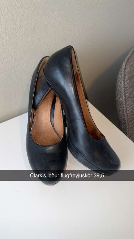 Clarks leður fluffuskór 39.5