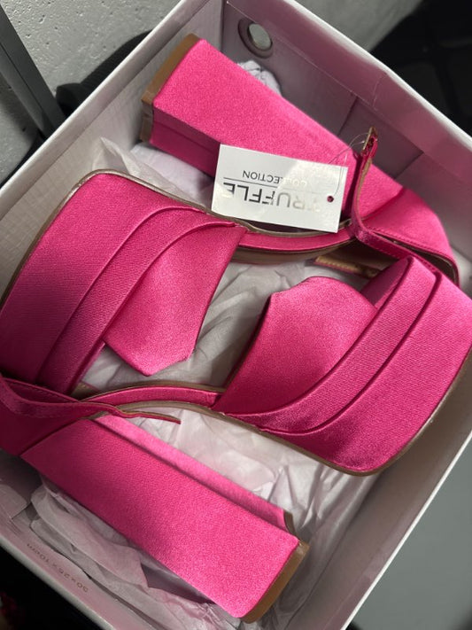 Pink shoes