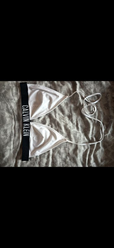calvin klein bikini hvítt