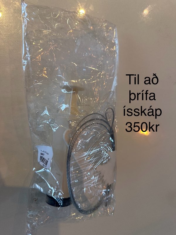 Til að þrífa ísskáp