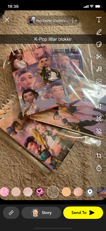 K-Pop litlar blokkir