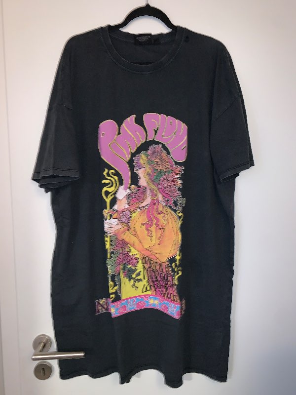 Pinkfloyd stuttermakjóll