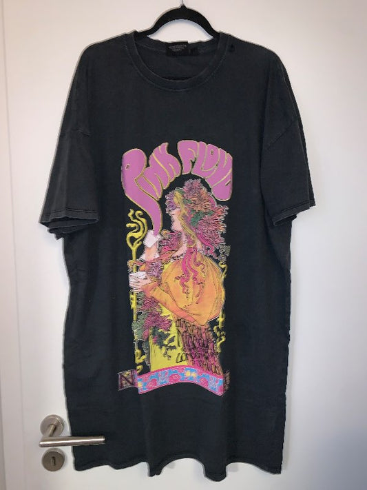 Pinkfloyd stuttermakjóll