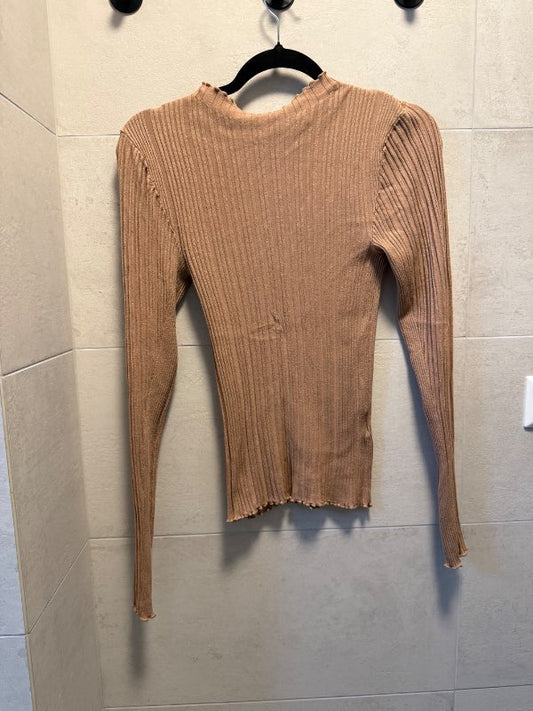 Pink long sleeve top