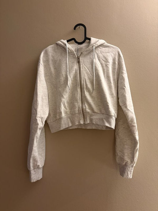 Grá stutt peysa h&m