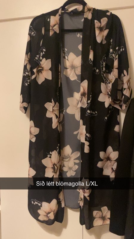 Síð létt Blómagolla