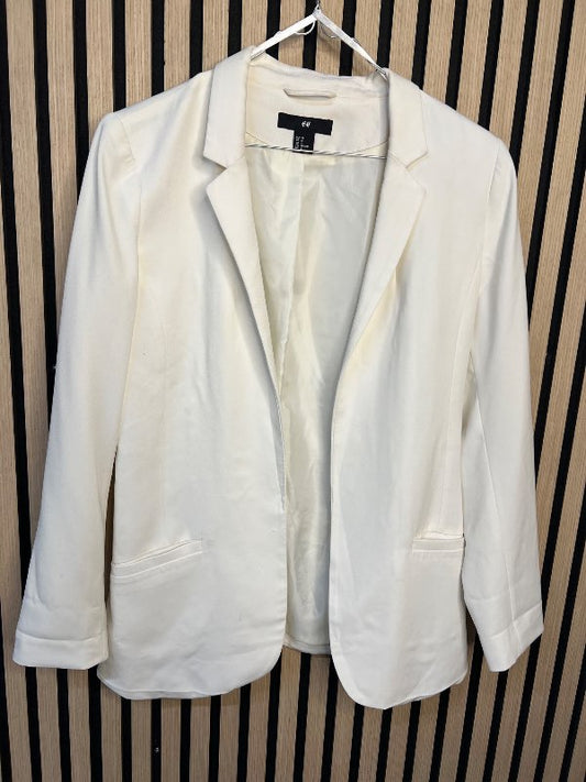 H&M blazer hvítur