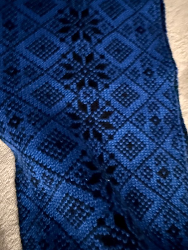 Blue scarf