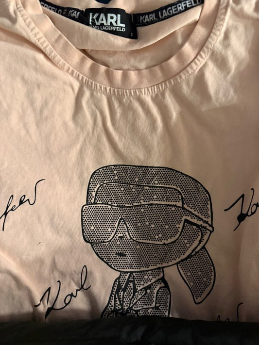 Karl pink T-shirt
