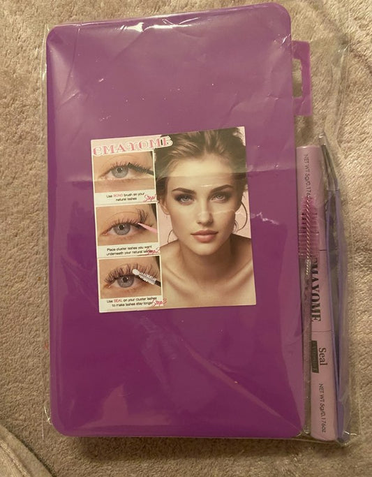 Clusters eyelashes sett