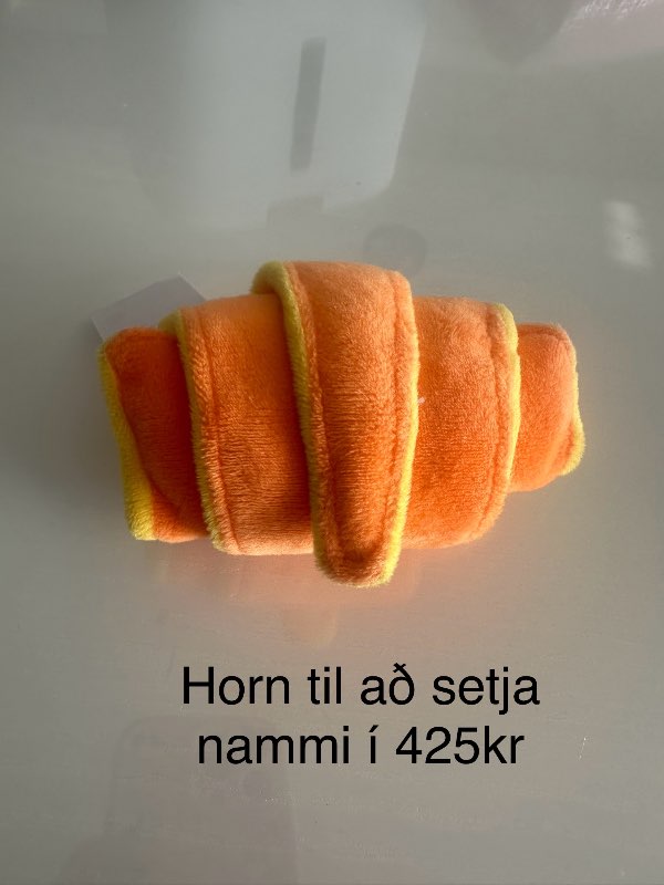 Horn til að setja nammi í
