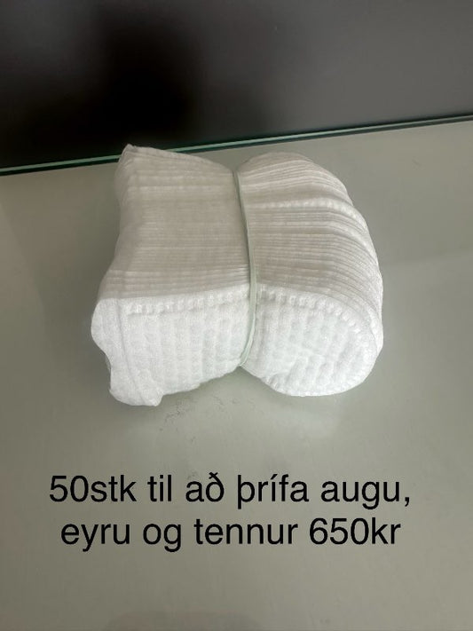 50stk til að þrífa eyru/tenn/a