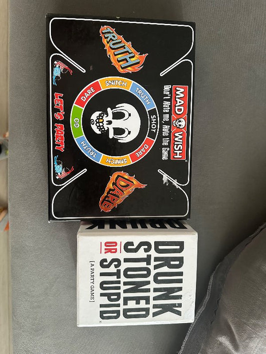 Drykkjuspil drunk stoned or stupid