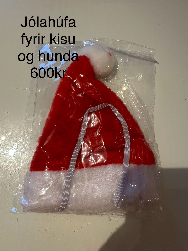 Jólahúfa ný fyrir gæludýr