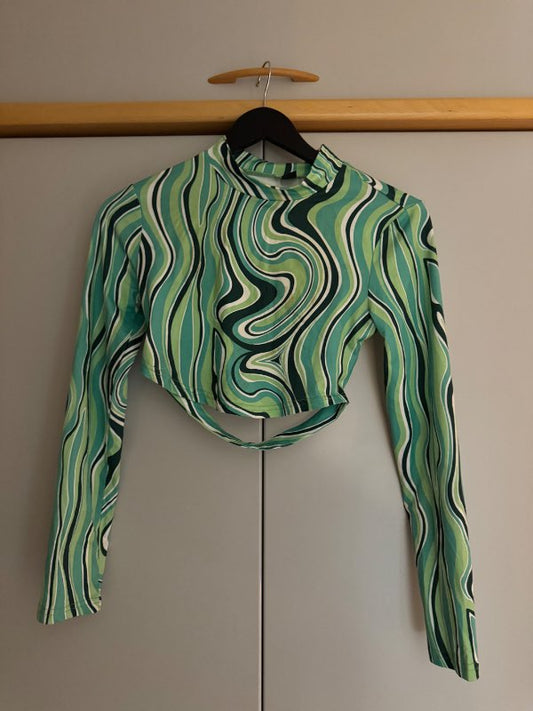 Bolur grænn langerma