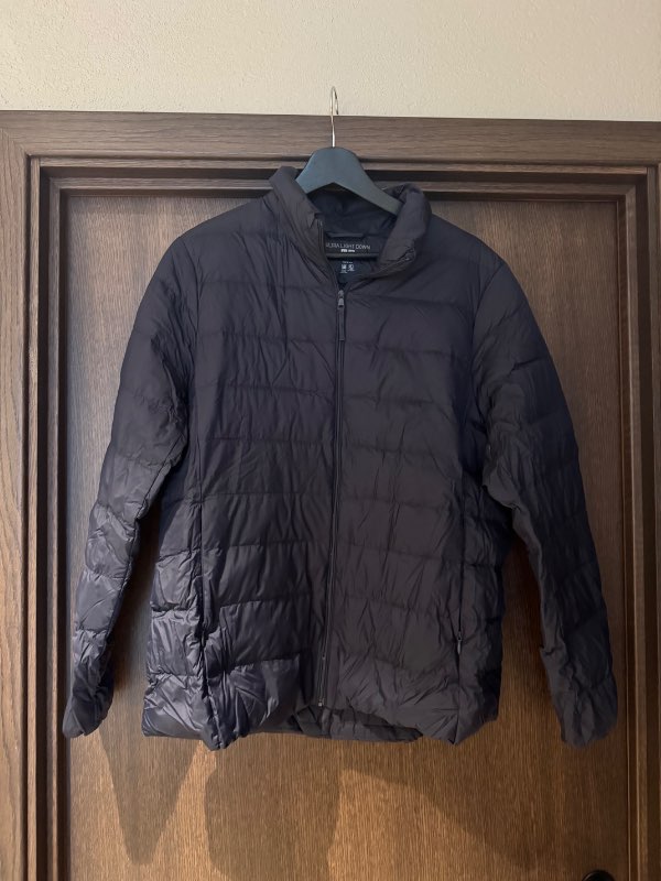Uniqlo blá úlpa