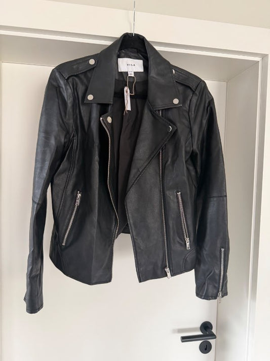 Vila leðurjakki