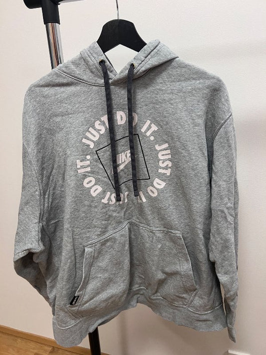 Nike grá hettupeysa