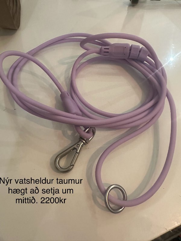 nýr vatsheldur fjólublá taumur