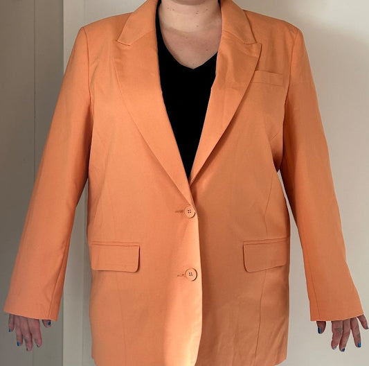 Appelsínugulur blazer