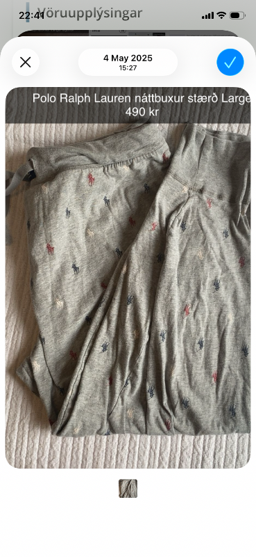 Ralph Lauren náttbuxur