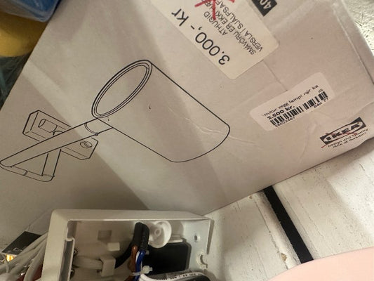 Nýtt IKEA vegg lampar hvítir 2stk