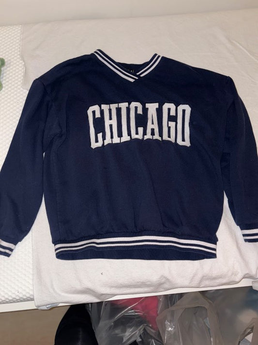 Chicago blá peysa