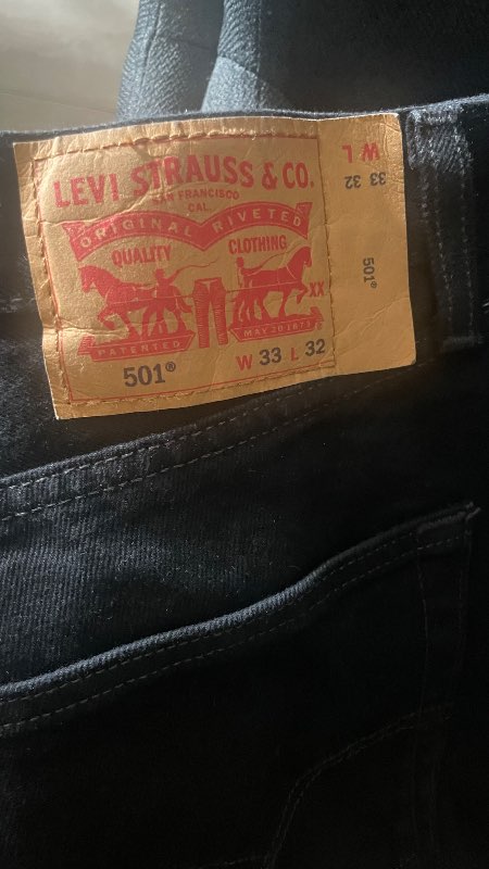 Levi’s 501 svartar