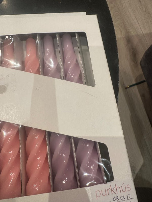 Purkhús kerti bleik+fjólublá