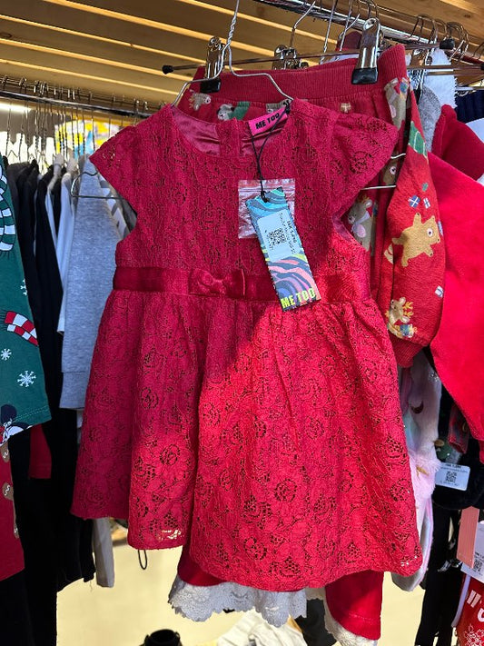 Rauður Me too kjóll 80