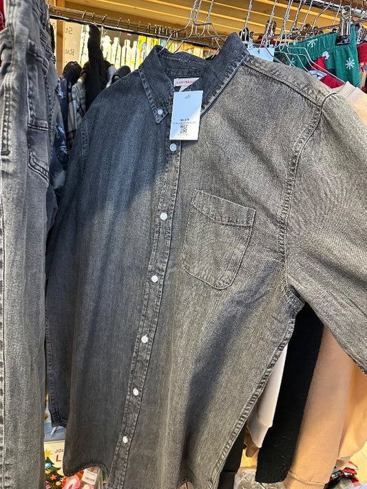 Dökk galla skyrta XL KK