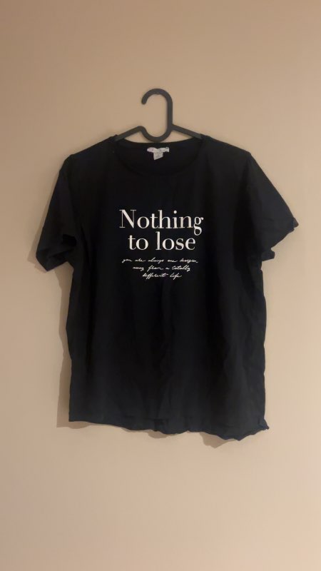 Nothing to lose bolur svartur