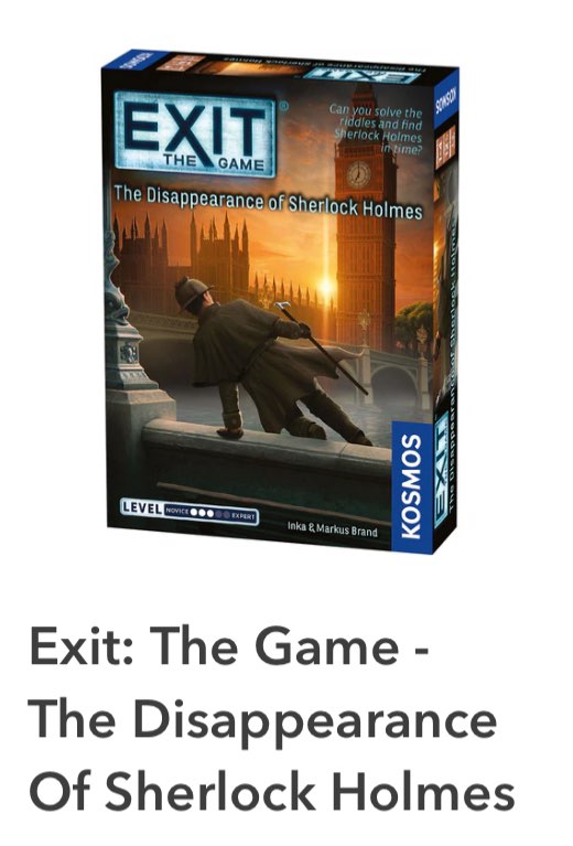 Exit the game Sherlock Holmes