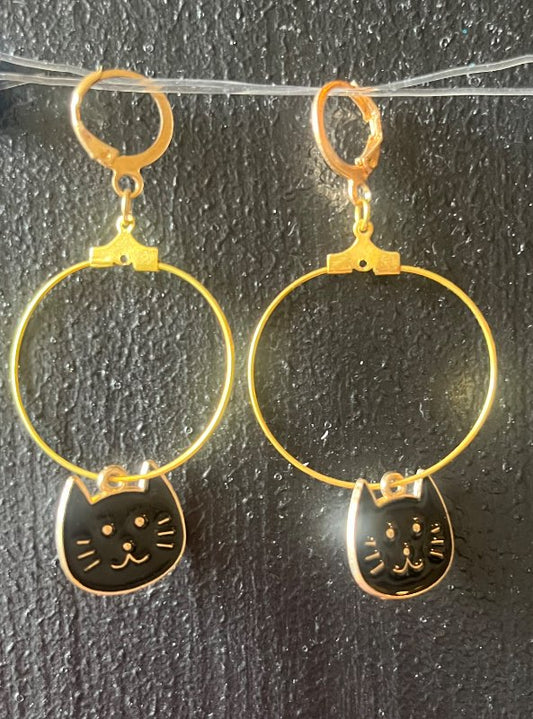 Eyrnalokkar handmade