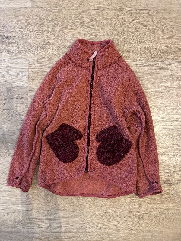 Molo rauð rennd flíspeysa