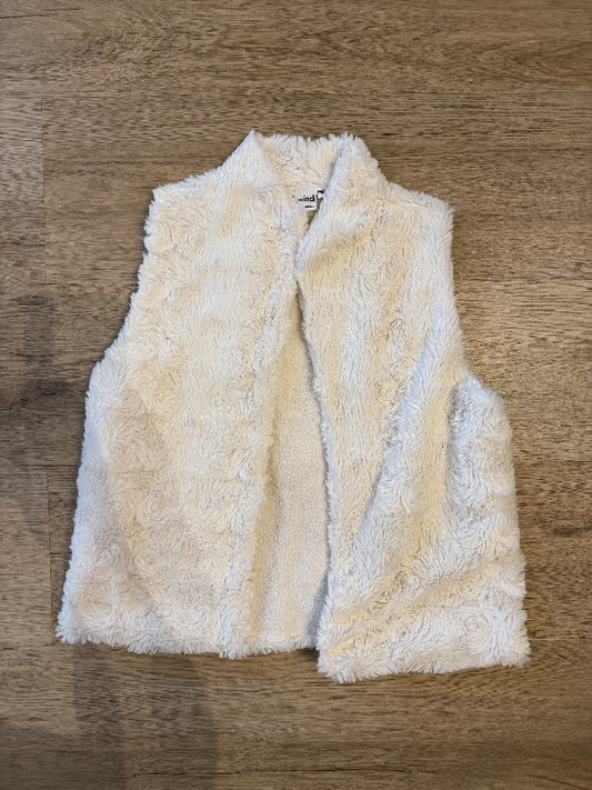 iglo+indi hvítt loð vesti