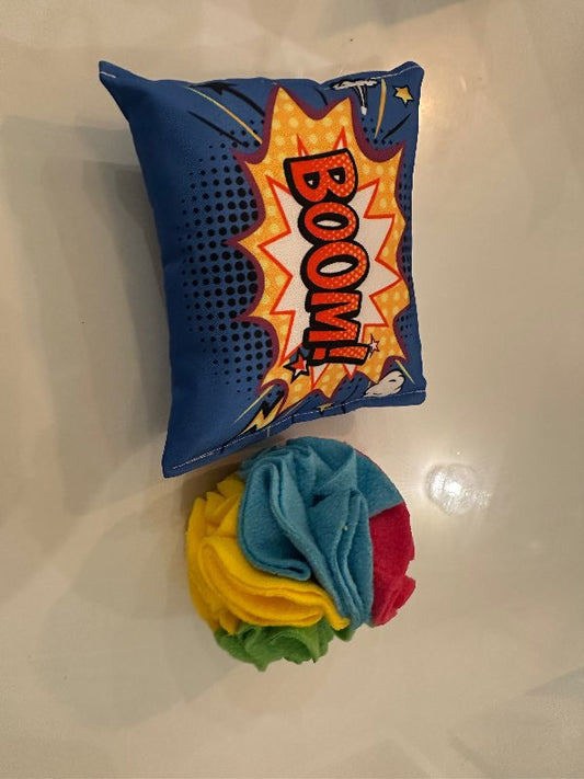 Flís bolti marglitur til að setja nammi inní