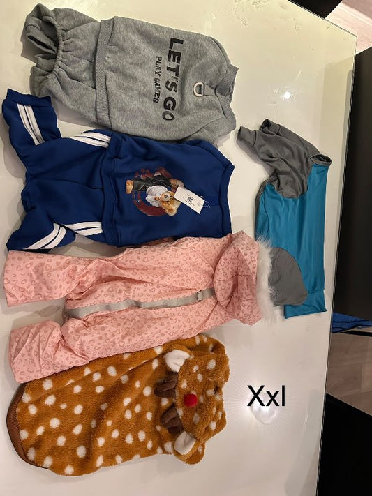 Brún þykk bamba peysa XXL