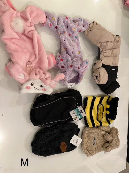 Bleikur heilgalli með eyrum+slaufu krók M