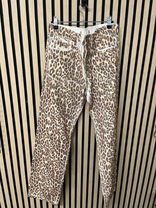 Zara leopard buxur