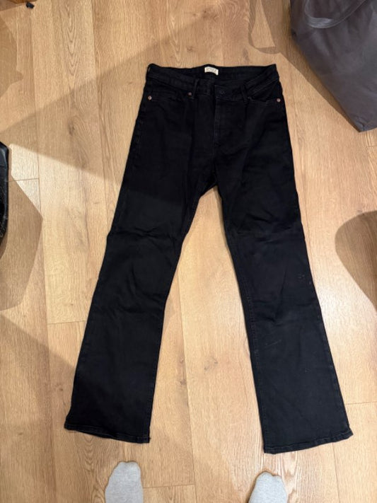 Svartar Lindex gallabuxur