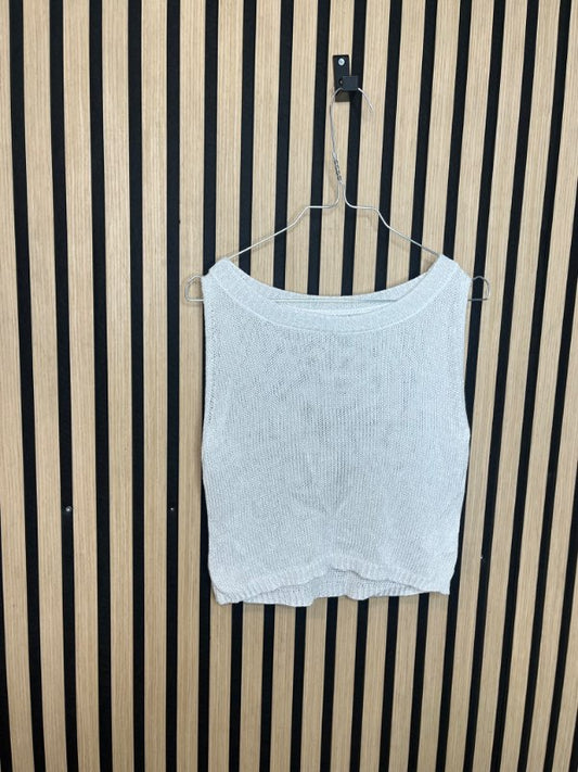 Hvítur knit bolur