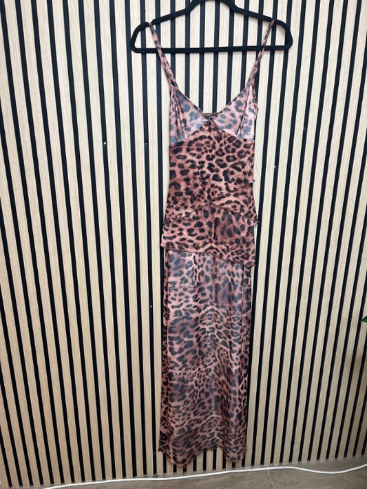 Leopard kjóll