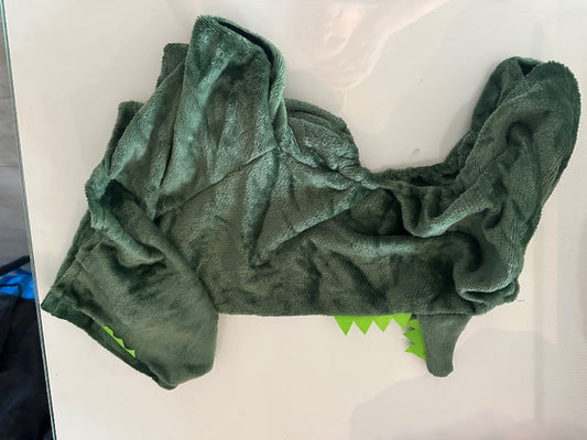 Grænn risaeðlu heilgalli hunda XXL